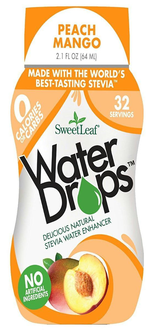 Sweetleaf Stevia: Water Drop Peach Mango, 1.62 Fo