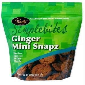 Pamelas: Products Ginger Cookies With Sliced Almonds, 7.25 Oz