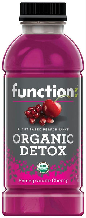 Function Drinks: Organic Detox Pomegranate Cherry, 16.9 Oz