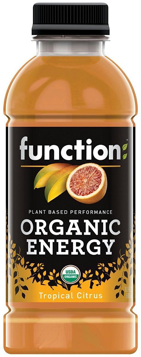 Function Drinks: Organic Energy Tropical Citrus, 16.9 Oz