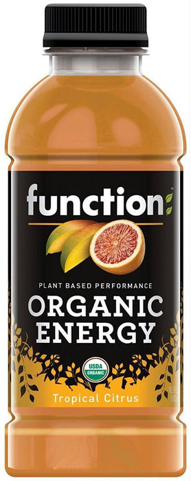 Function Drinks: Organic Energy Tropical Citrus, 16.9 Oz