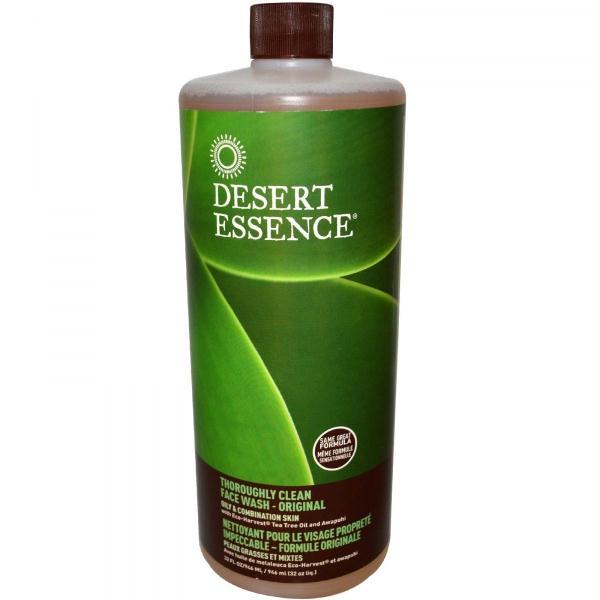 Desert Essence: Thoroughly Clean Face Wash, 32 Oz