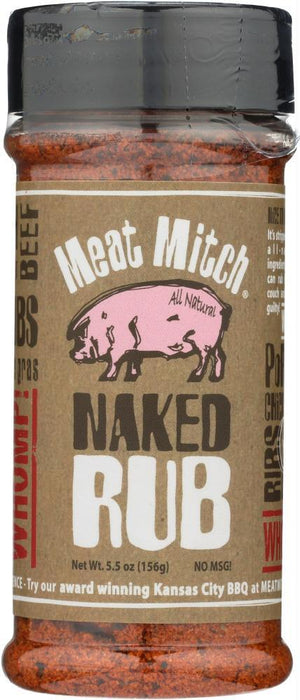 Meat Mitch: Naked Rub, 5.5 Oz