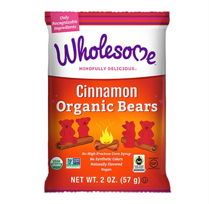 Wholesome: Cinnamon Organic Bears, 2 Oz