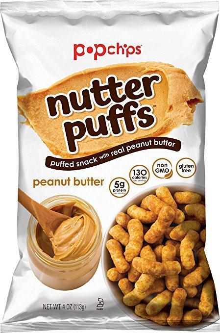 Popchips: Nutter Puffs Peanut Butter, 4 Oz