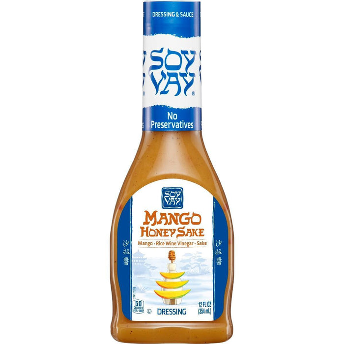 Soy Vay: Mango Honey Sake Dressing, 12 Oz