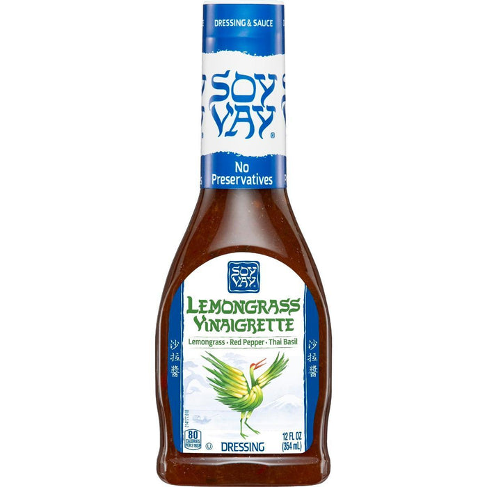 Soy Vay: Lemongrass Vinaigrette Dressing, 12 Oz