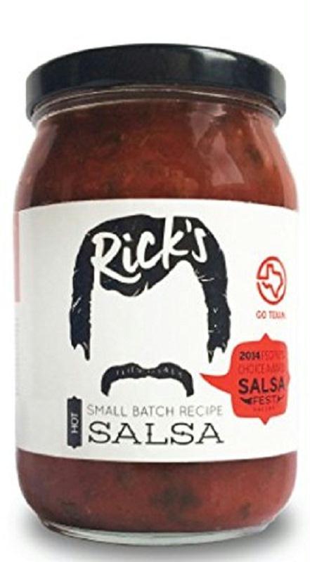 Ricks Salsa: Hot Salsa, 16 Oz