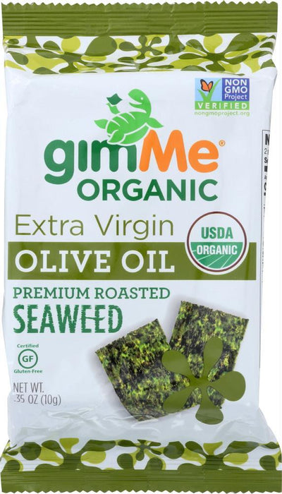 Gimme: Organic Premium Roasted Seaweed Extra Virgin Olive Oil, 0.35 Oz