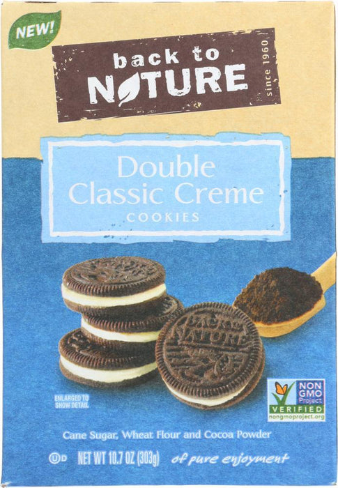 Back To Nature: Cookie Double Classic Creme, 10.7 Oz