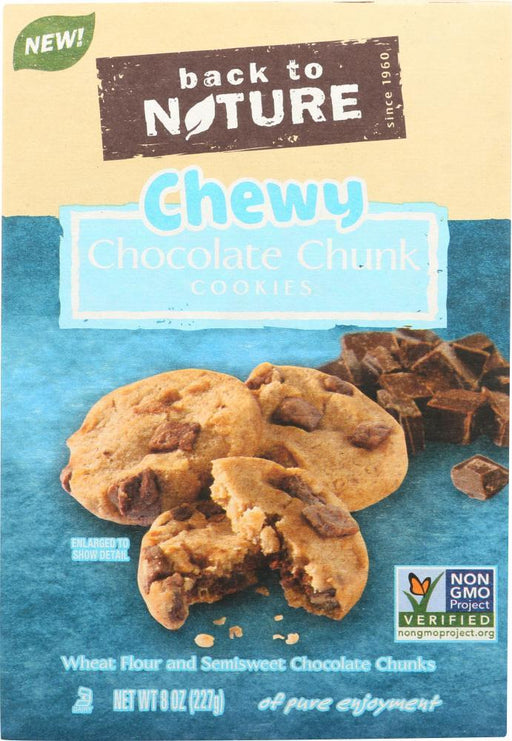 Back To Nature: Chewy Chocolate Chunk Cookies, 8 Oz