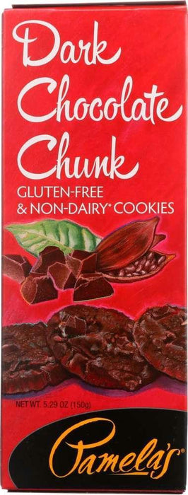 Pamelas: Products Dark Chocolate Chocolate Chunk Cookies, 5.29 Oz