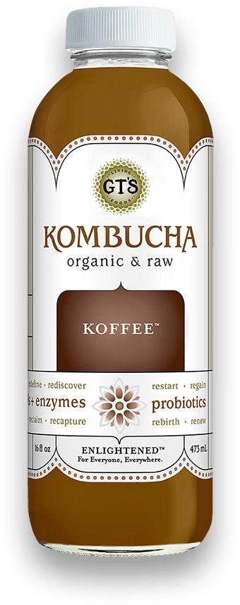 Gt's Enlightened Kombucha: Kombucha Enlight Kofee, 16 Oz