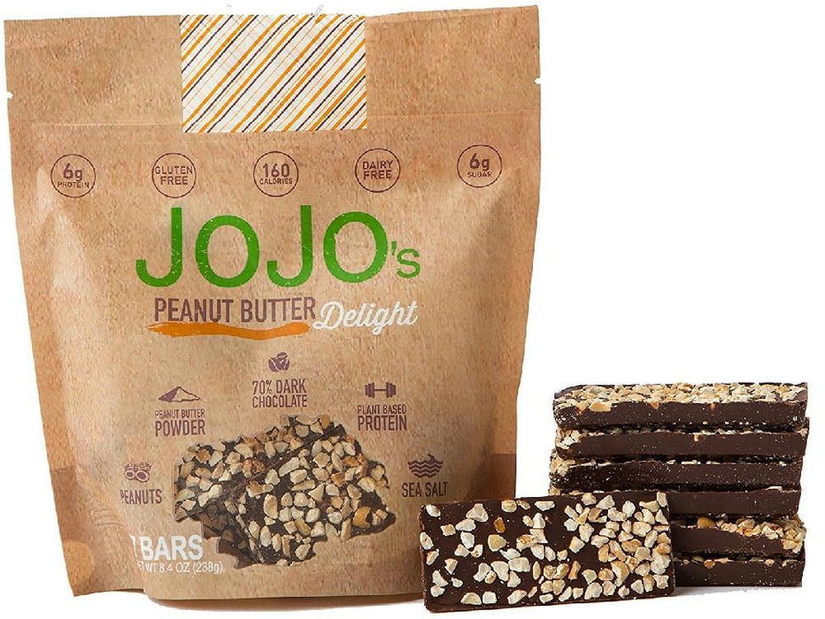 Jojos Chocolate: 70% Dark Chocolate Peanut Butter Delight, 8.4 Oz