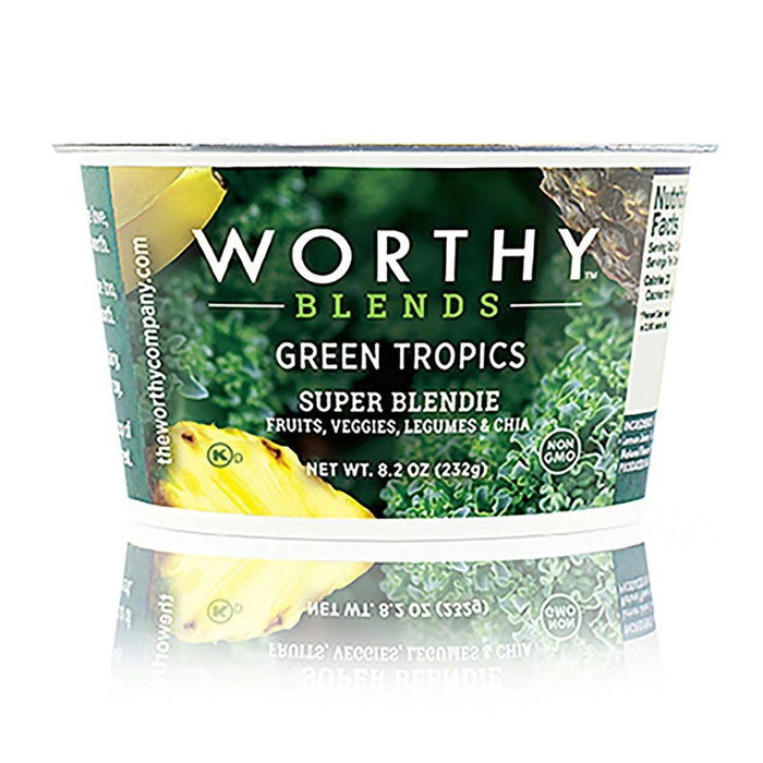 Worthy Blends: Super Blendie Green Tropics, 8.2 Oz