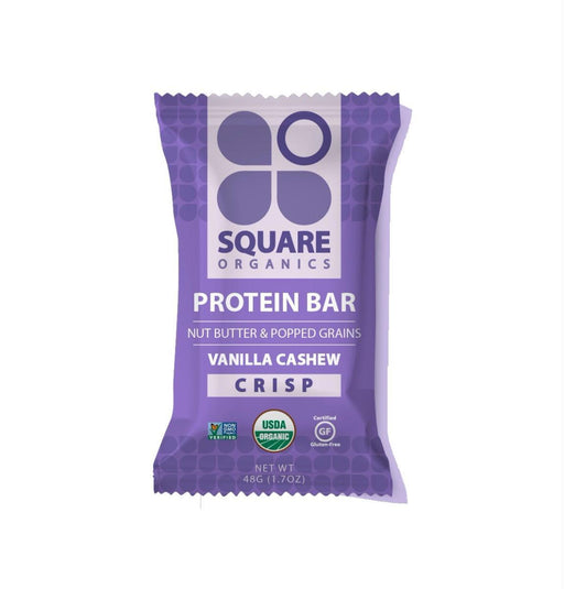 Square Organics: Bar Vanilla Cashew Crisp (1.700 Oz)