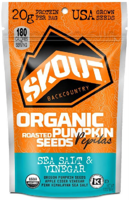 Skout: Pumpkin Seeds Sea Salt Vinegar, 2.2 Oz