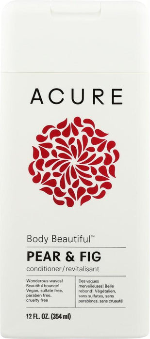 Acure: Body Beautiful Conditioner Pear & Fig, 12 Fl Oz