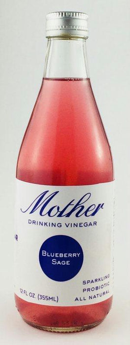 Mother Beverage: Beverage Cider Vinegar Blueberry Sage, 12 Fo