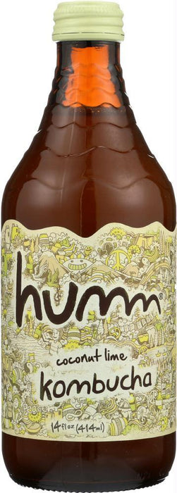 Humm: Kombucha Coconut Lime, 14 Fo