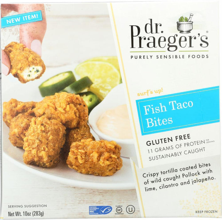 Dr Praeger: Fish Taco Bites, 10 Oz