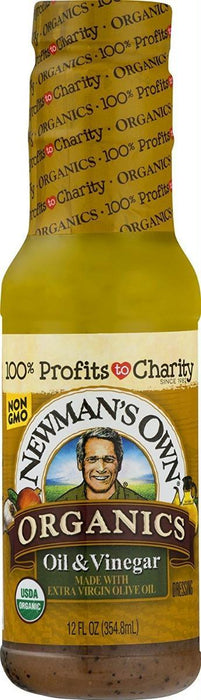 Newmans Own: Olive Oil Vinegar Dressing, 12 Oz