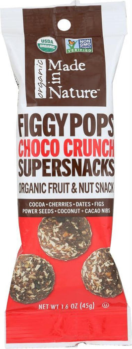 Made In Nature: Chocolate Crunch Figgy Pops, 1.6 Oz