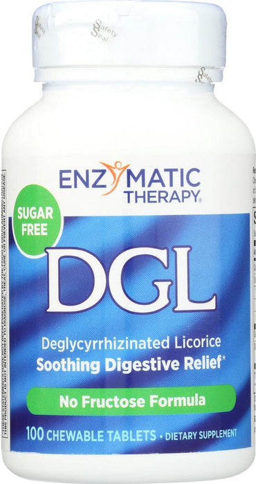 Enzyme Therapy: Dgl Licorice Fructose Free, 100 Tb