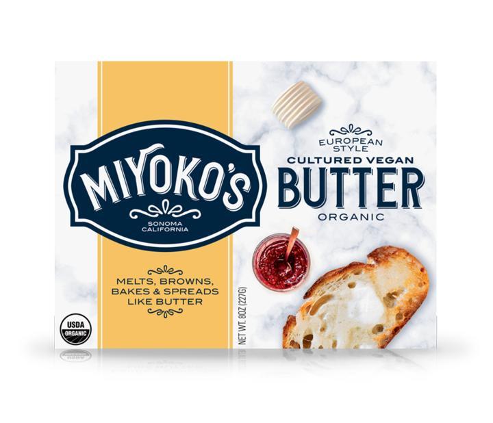 Miyokos Creamery: Butter Vegan European Organic, 8 Oz