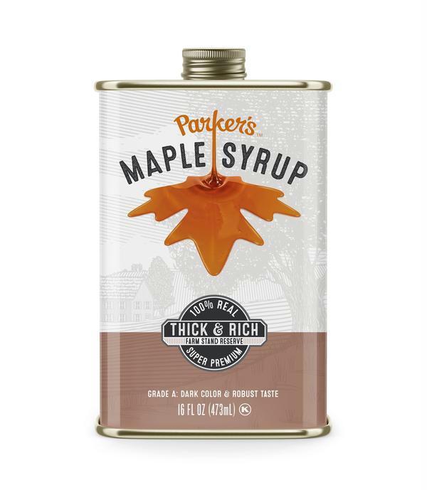 Parkers Real Maple: Syrup Maple Dark Traditional, 8 Fo