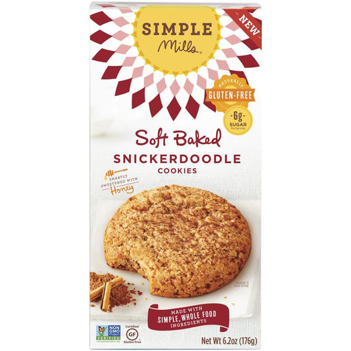 Simple Mills: Soft Baked Snickerdoodle Cookies, 6.2 Oz