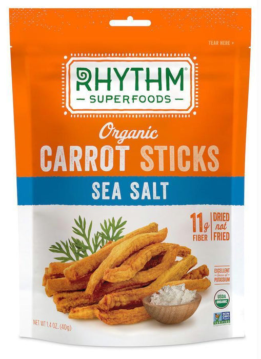 Rhythm Superfoods: Organic Seal Salt Carrot Sticks, 1.4 Oz