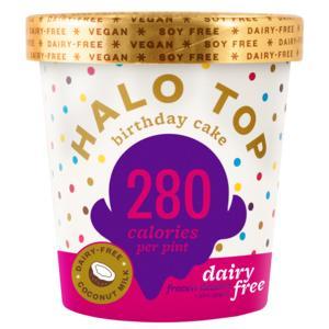 Halo Top: Ice Cream Non-dairy Birthday Cake, 1 Pt