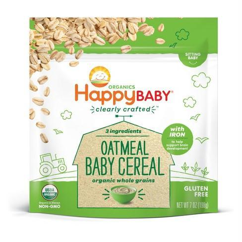 Happy Baby: Probiotic Oatmeal Baby Cereal, 7 Oz