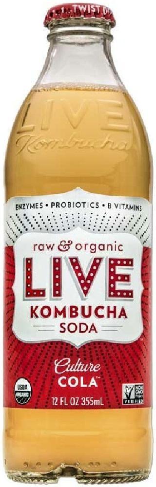 Live Soda: Cola With Probiotics Pack Of 6, 72 Oz