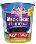 Dr Mcdougalls: Big Cup Vegan Soup Black Bean And Lime, 3.4 Oz