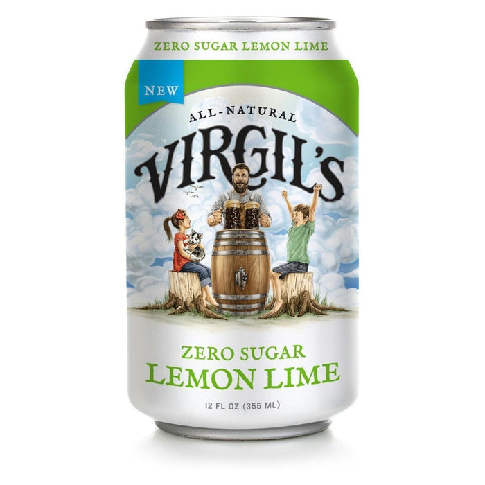 Virgils: Zero Lemon Lime Soda 6-12 Fl Oz, 72 Fl Oz