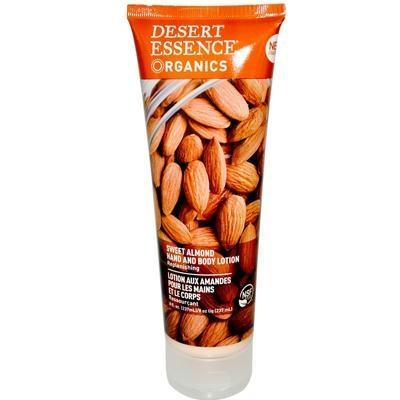 Desert Essence: Organics Hand And Body Lotion Sweet Almond, 8 Oz