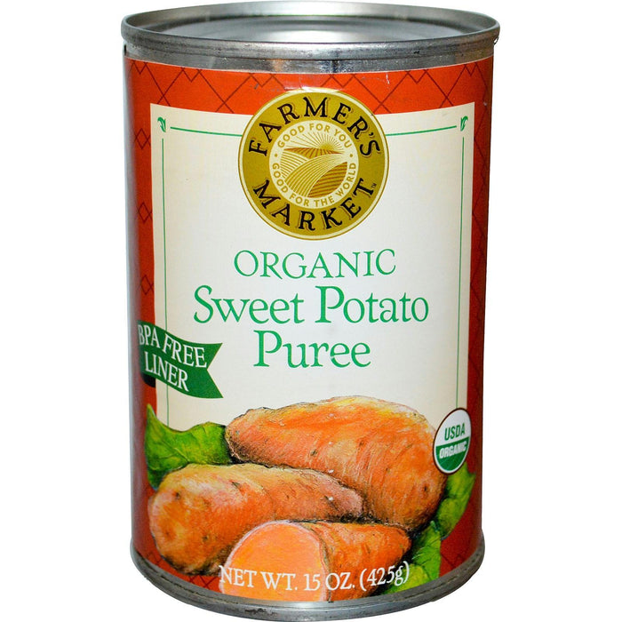 Farmers Market Foods: Organic Sweet Potato Puree, 15 Oz