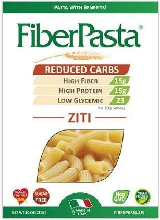 Fiberpasta: Ziti Pasta, 10 Oz