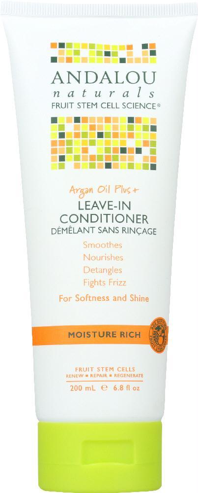 Andalou Naturals: Argan Oil Plus+ Leave-in Conditioner Moisture Rich, 6.8 Oz