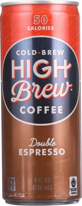 High Brew: Cold-brew Coffee Double Espresso, 8 Oz