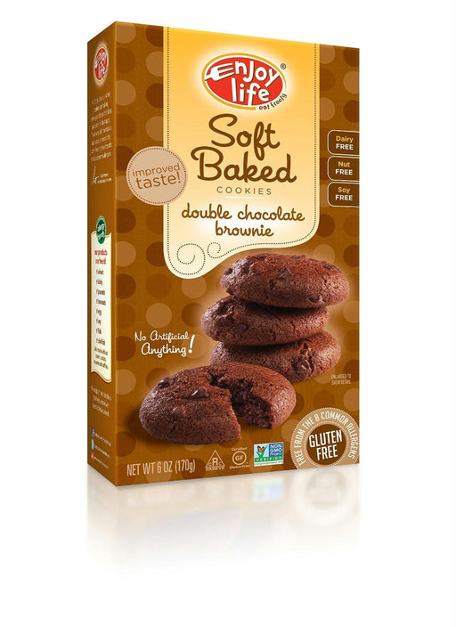 Enjoy Life: Soft Baked Cookies Double Chocolate Brownie, 6 Oz