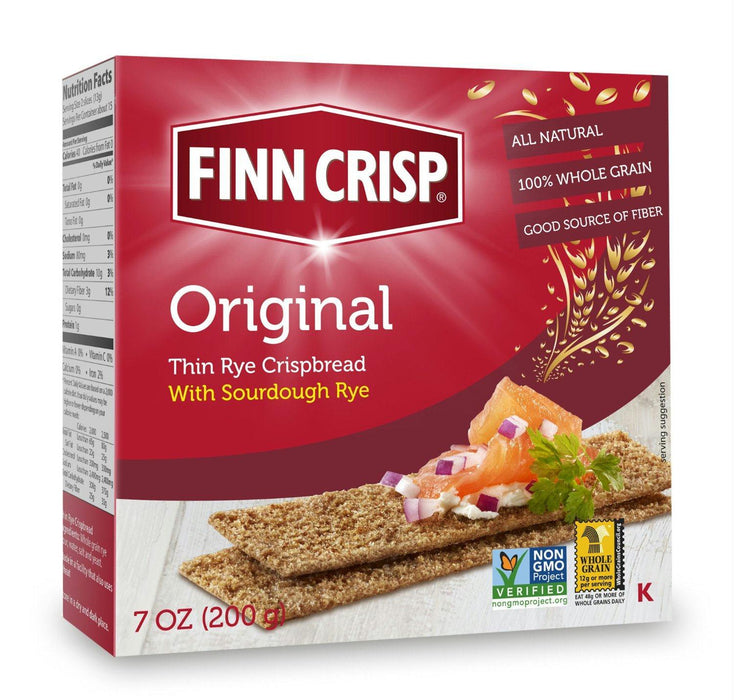 Finn Crisp: Thin Rye Crispbread Original, 7 Oz