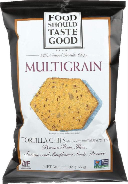 Food Should Taste Good: Natural Tortilla Chips Multigrain, 5.5 Oz