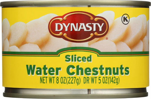 Dynasty: Water Chestnuts Sliced, 8 Oz