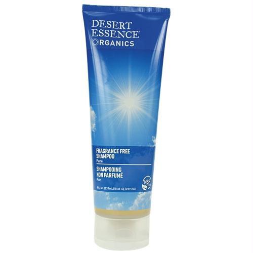 Desert Essence Organics: Fragrance Free Shampoo, 8 Oz