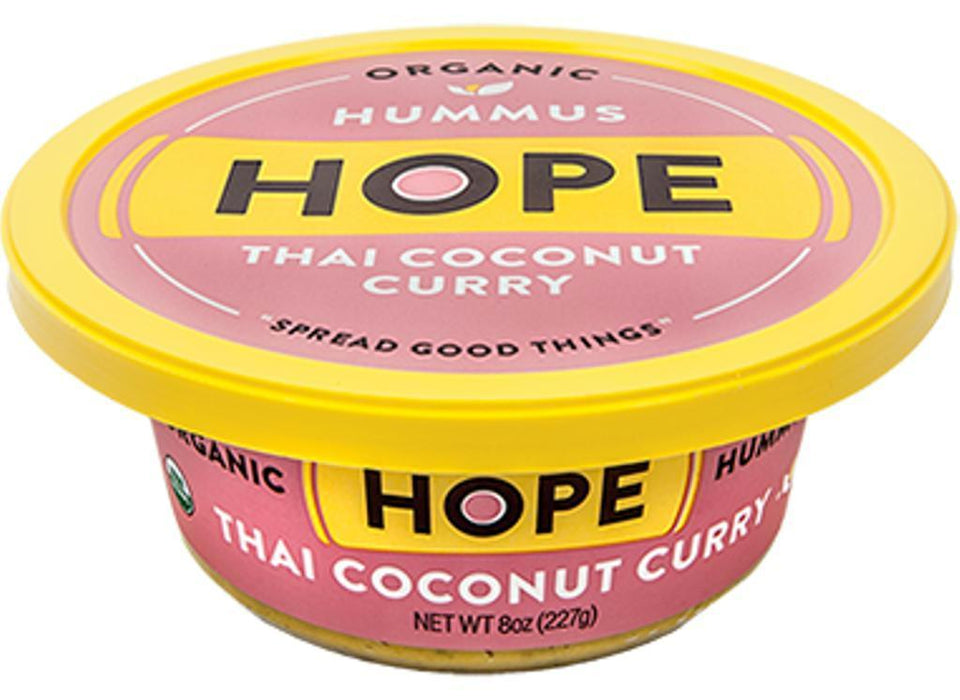 Hope Foods: Organic Thai Coconut Curry Hummus, 8 Oz