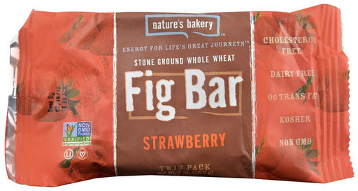 Nature's Bakery: Stone Ground Whole Wheat Fig Bar Strawberry, 2 Oz