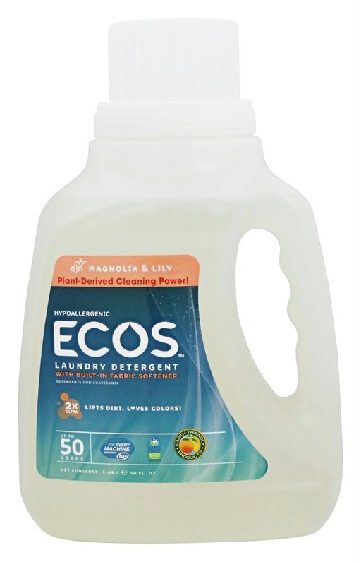 Earth Friendly: Ultra Ecos Laundry Detergent Magnolia And Lily, 50 Oz